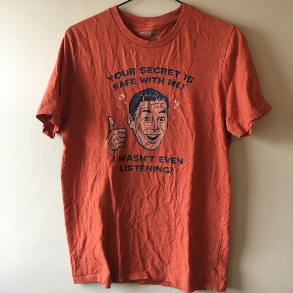 🌞 3/15$ Old Navy Orange T-shirt - S - Picture 1 of 4